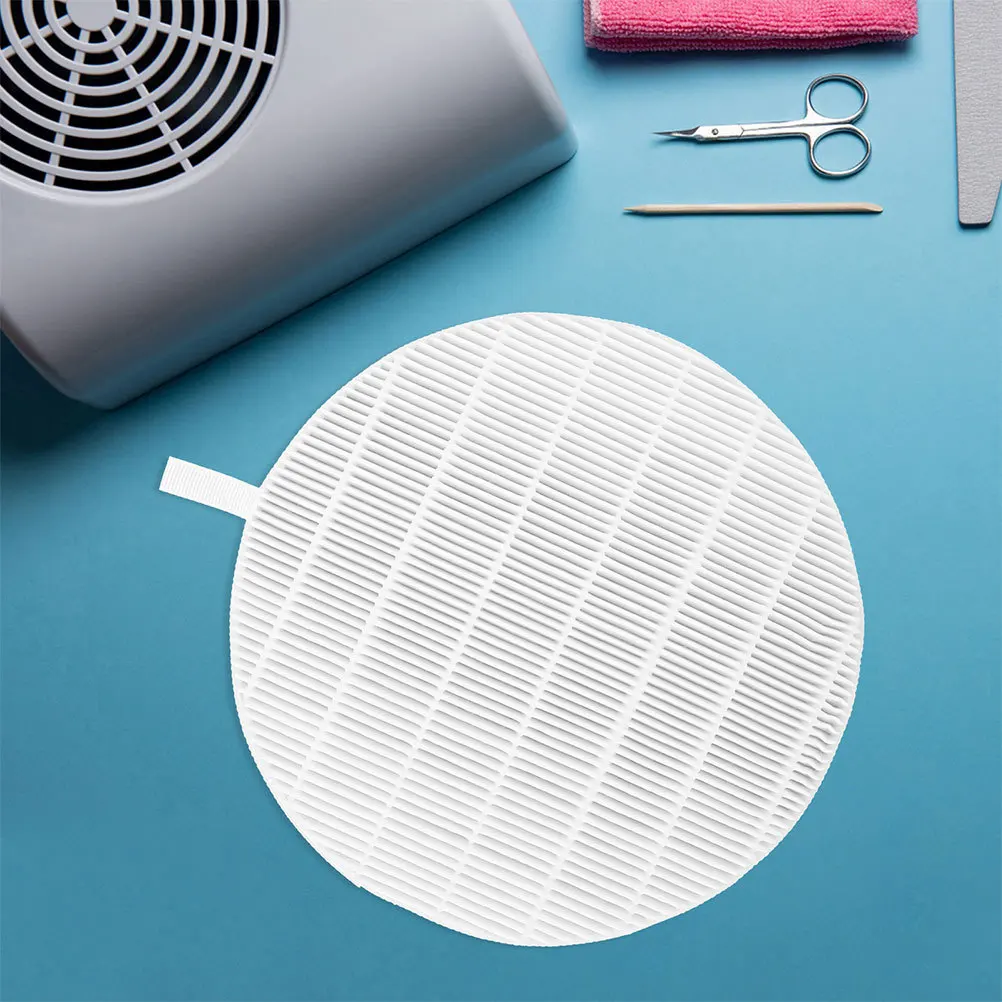 

2Pcs Nail Dust Collector Reusable Filter Replacement No Spilling Suction Collector for Nail Art Vacuum Fan Manicure Salon