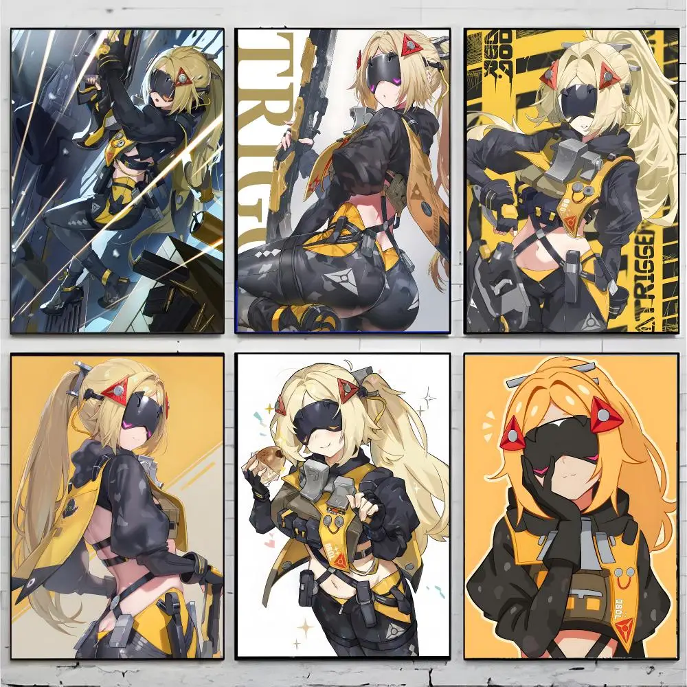 Game character Zenless Zone Zero Trigger Poster Superior Home Space  Indoor Decorative Art & Home Decor
