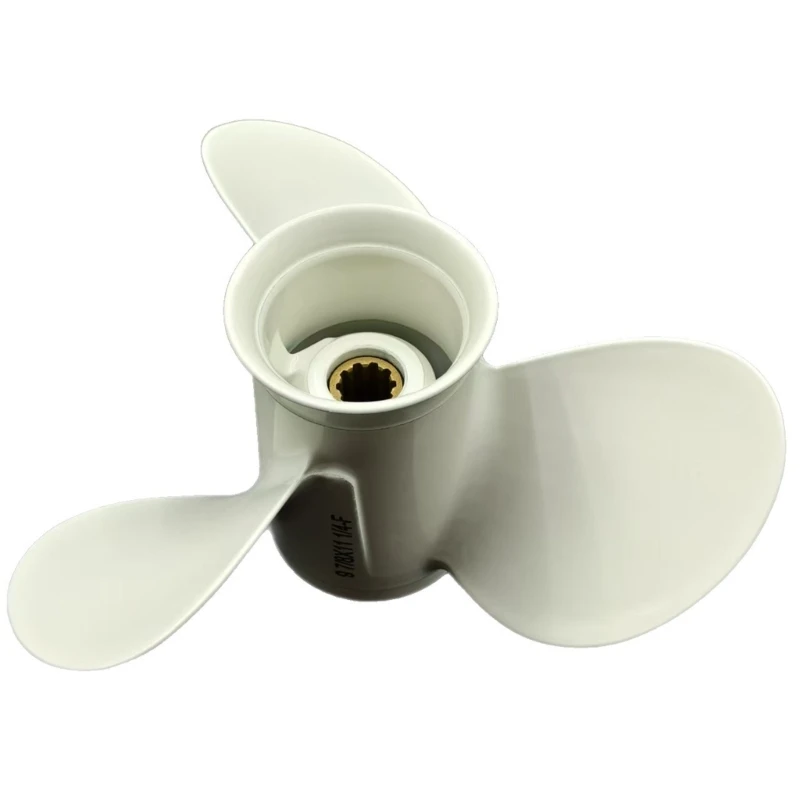 Marine Boat Propeller Replacement Part 664-45947-01-EL, Aluminum 3 Blade Propeller, 9-7/8 x 11-1/4-F, Single Marine