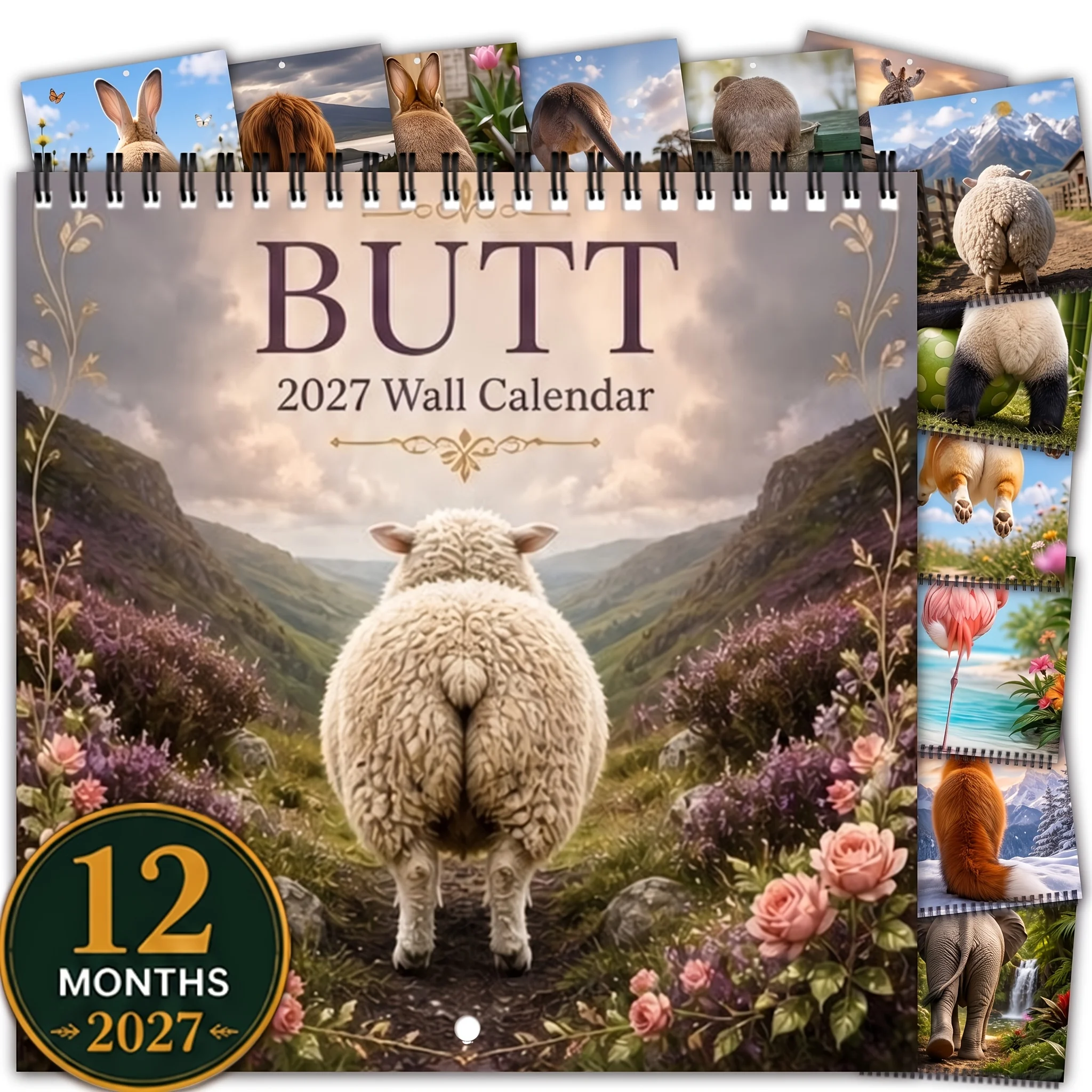 2027 Square Calendar 8.3x8.3