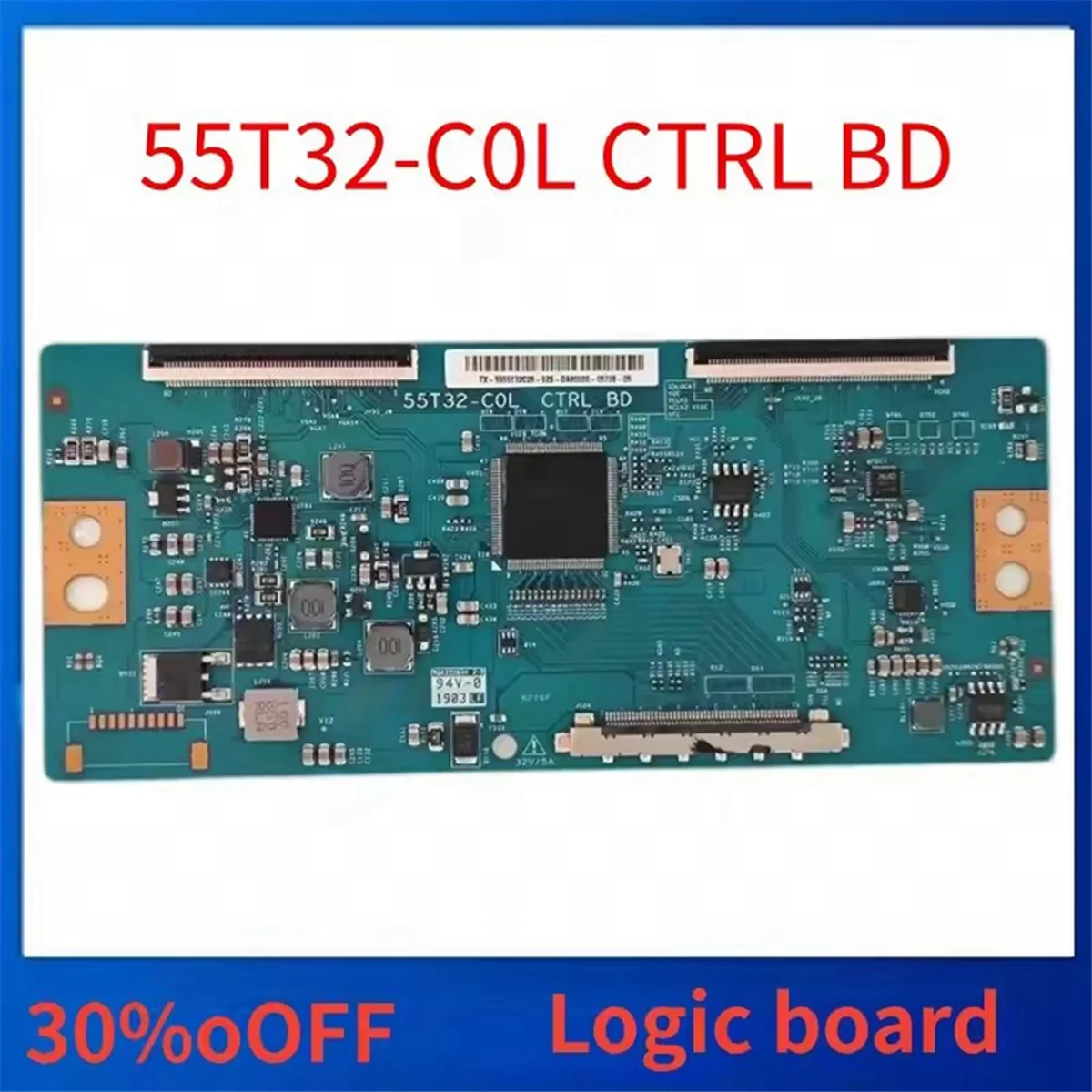 A002 para AUO 55T32-C0L 55T32-COL CTRL BD Tcon 4K Kit de placa lógica 55 polegadas