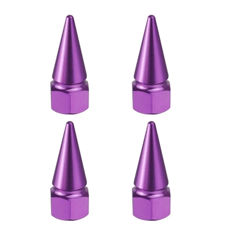 

P9FD High Durability Aluminum Valves Caps for Tires Corrosion Resistant for Daily Driving Off Roading Adventures 4pcs