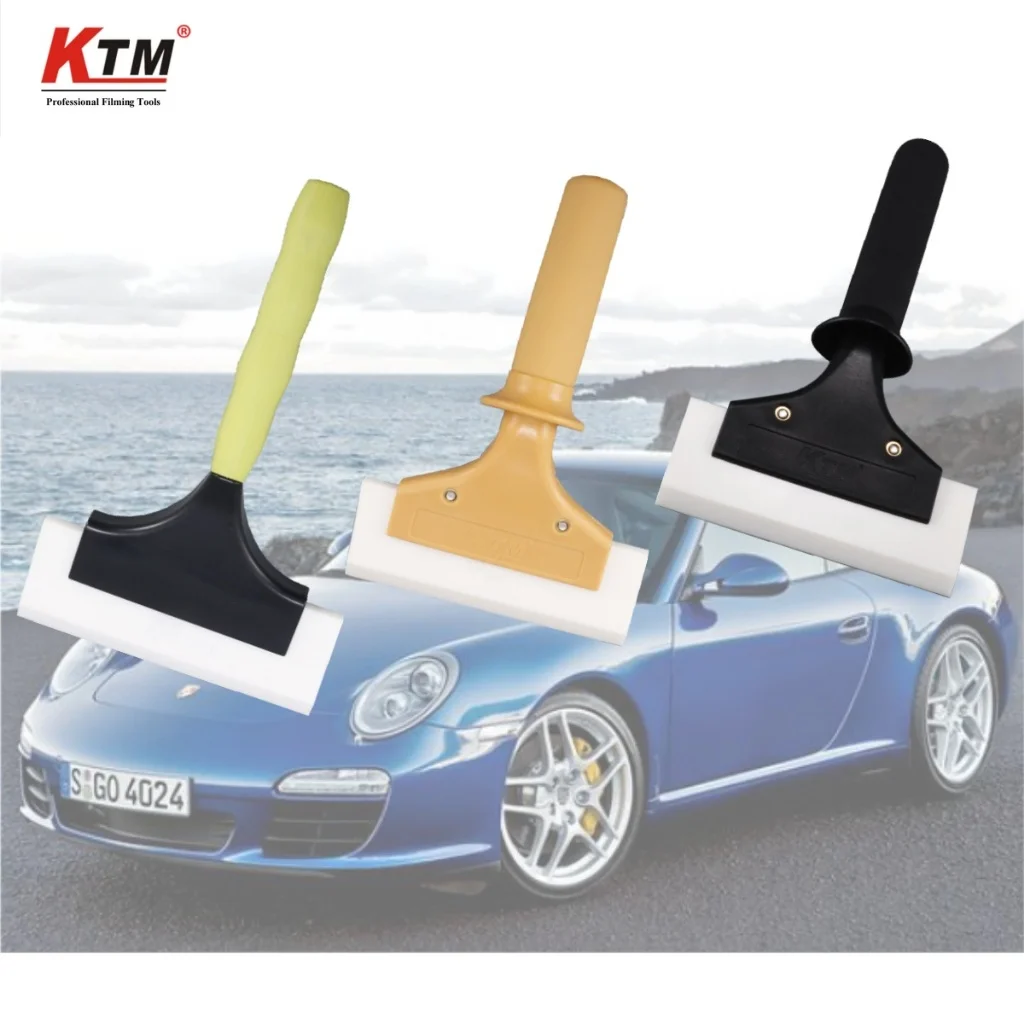 KTM Ready Stock Weigu Handle TPU Blade Water Wiper Razor Blade Car stickers Scraper  Tint Tool for Car Detailing