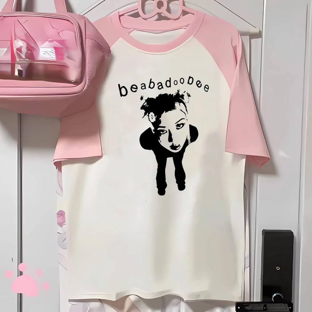 Beabadoobee top women Japanese designer t-shirts female manga y2k Japanese clothes