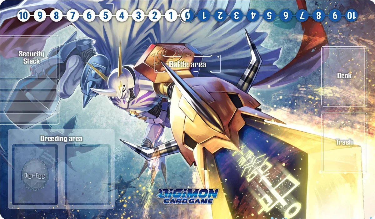 Digimon Playmat Omnimon Lady Devimon Beelzemon Imperialdramon
