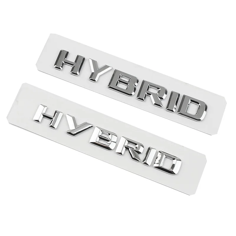 3D ABS Hybrid letter emblem for Mercedes benz  C260 E260 E350 S320 S560e S400 rear logo trunk badge Car sticker modified
