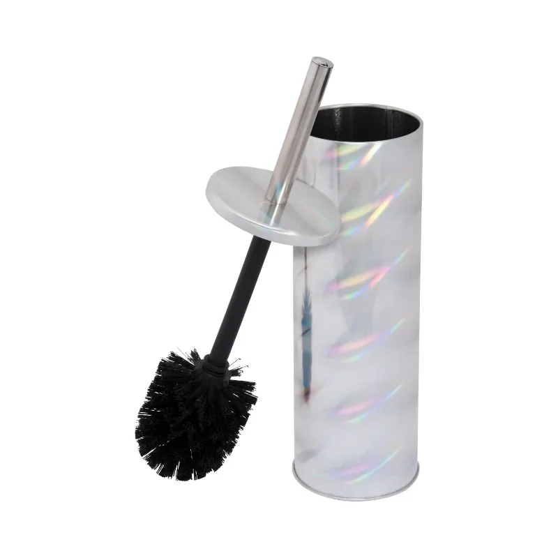 

Hot Sale.NEW 2 Pack Holographic Toilet Bowl Brush and Holder-Home