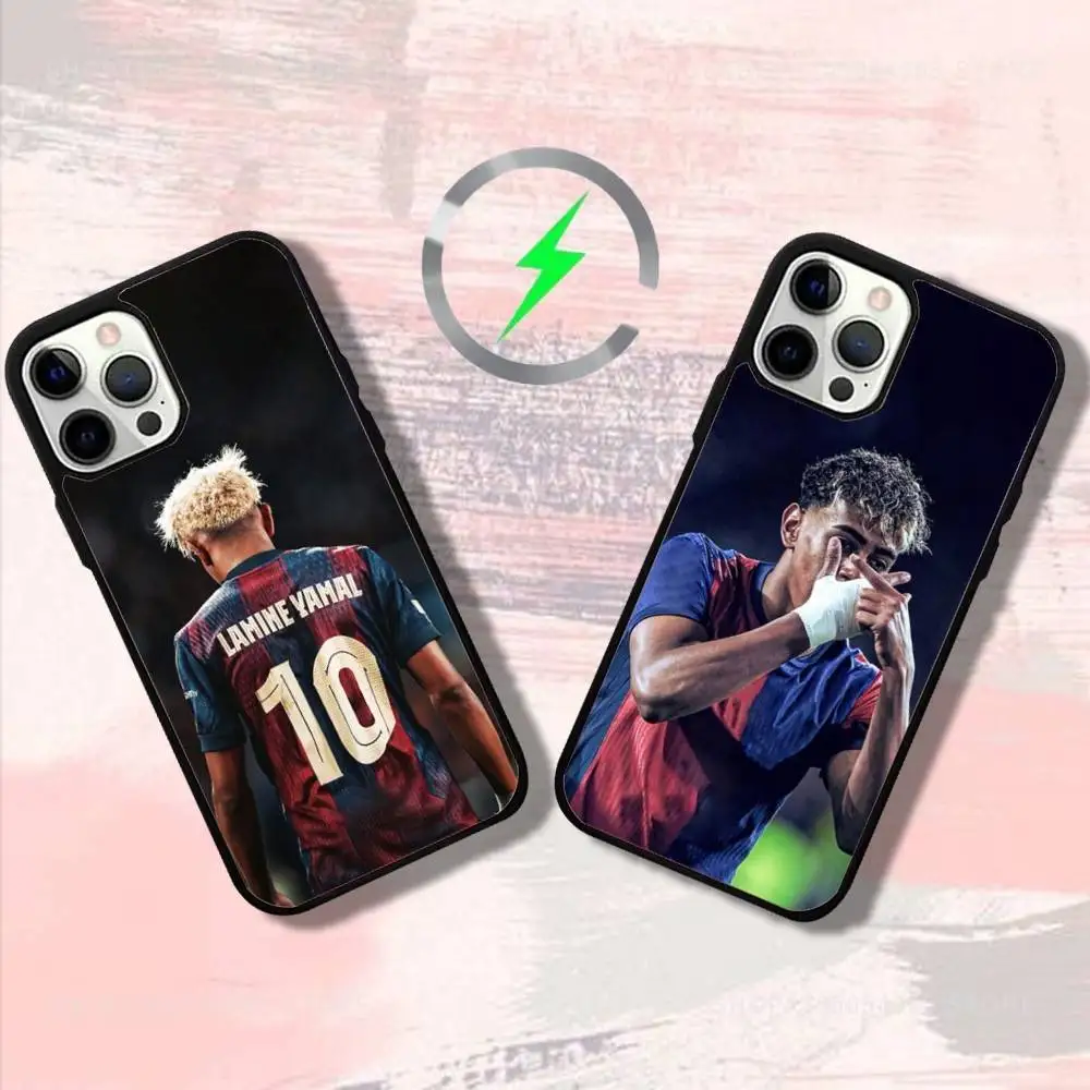 

L-Lamine Yamals No 10 Phone Case For iPhone 17,16,15,14,13,12,11,Pro,Max,Plus,Mini,SE4,E Magnetic Magsafe Wireless Charging