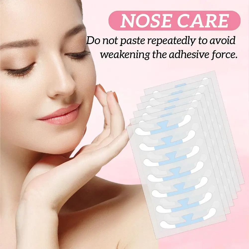 42pcs Invisible Shrinking Nose Patch, Shrinking Nose Wings, Narrow And Thin Nose, Invisible Beauty Nose Patch