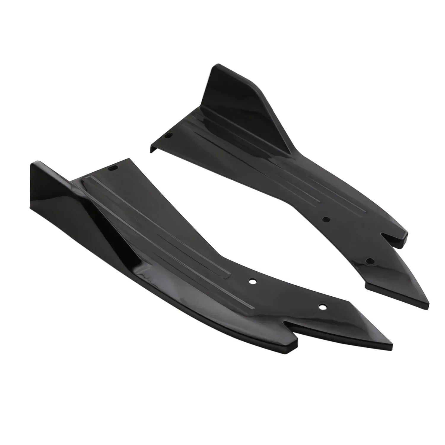 48cm Universal For Chrysler 300 300C SRT8 Rear Bumper Protector Canards Splitter Side Skirt Guard Body Kits Car Accessories