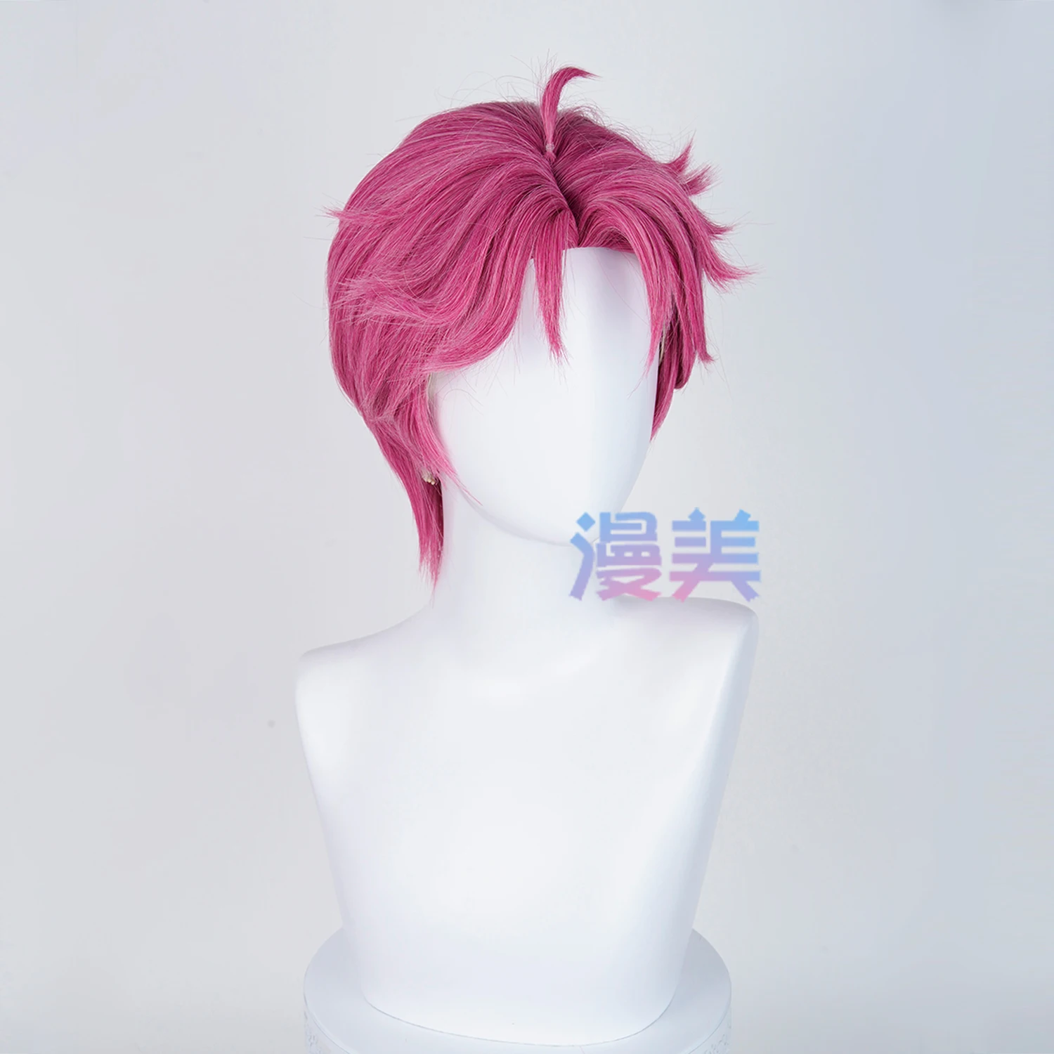 Anime KPop Dämon Hunters Abby Cosplay Perücke Saja Jungen Abby Perücke Dämon Himbeere Haar Für Hallowmas Party Comicon Erwachsene Frauen Männer