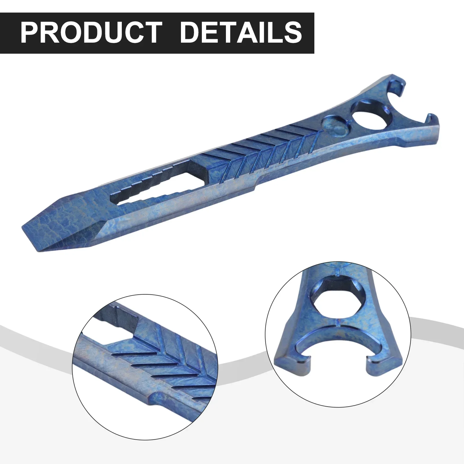 Ergonomic Handle EDC Multi-Tool Everyday Tasks 5.43*1.18in Accessory Exceptional Strength Reduced Hand Fatigue