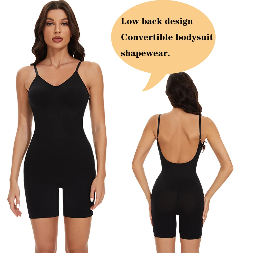 Reducing and Shapers Bodysuit Women Modeling Straps Low Back Waist Trainer Underwear Shapewear Colombiana Bodysuit