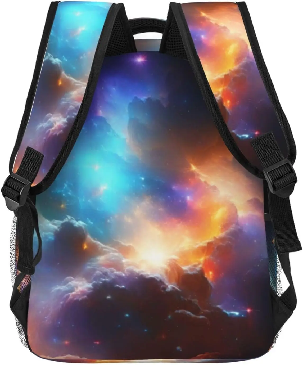 Nette Cosmic Nebula Sac à dos léger pour ordinateur portable pour femme, cartable universitaire pour homme, sac de jour décontracté, sac de voyage