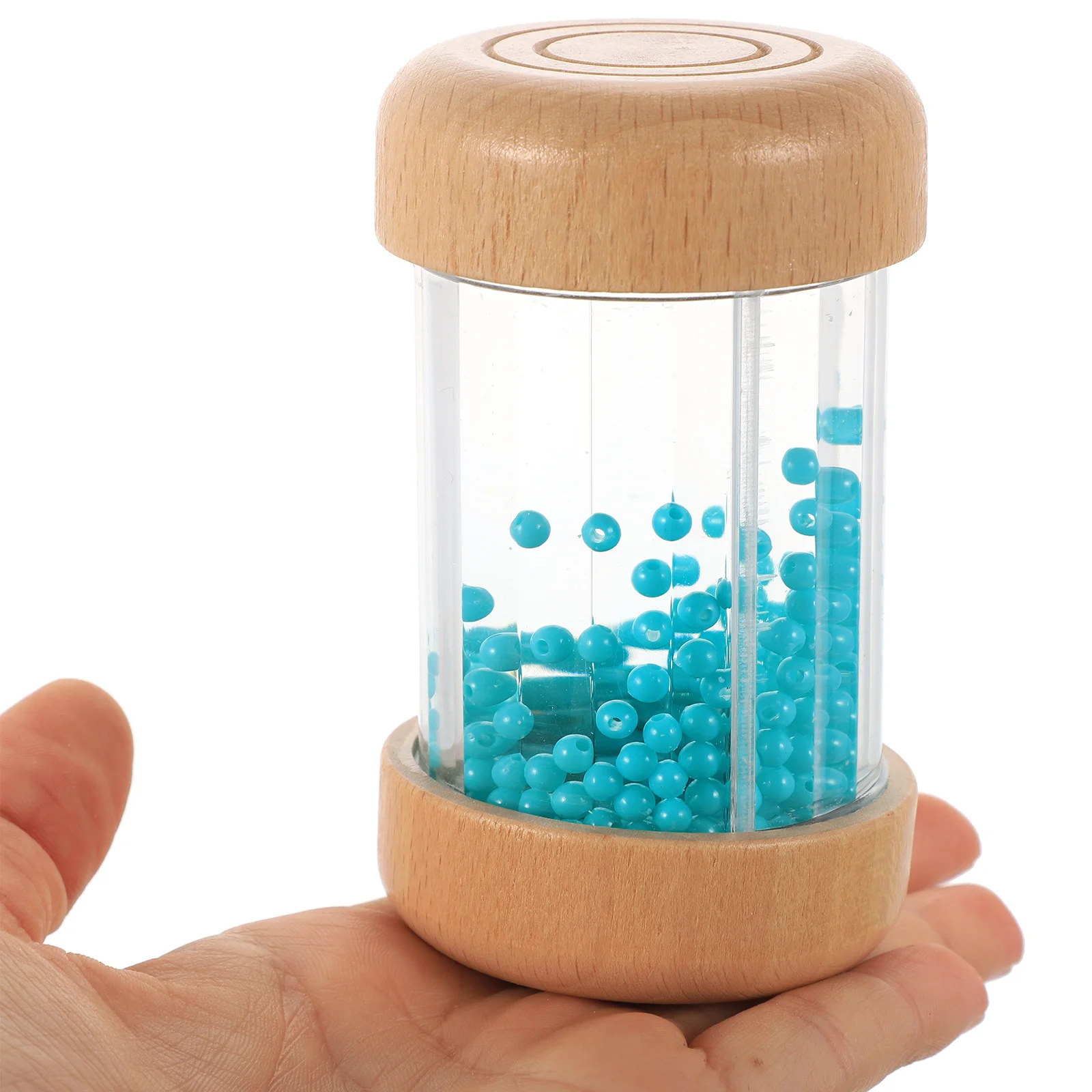 Pioggia Sound Maker Giocattoli Strumento musicale per bambini Giocattolo per bambini Scuotere le mani Perline Fall Hit Board Insegnamento dello sviluppo cognitivo