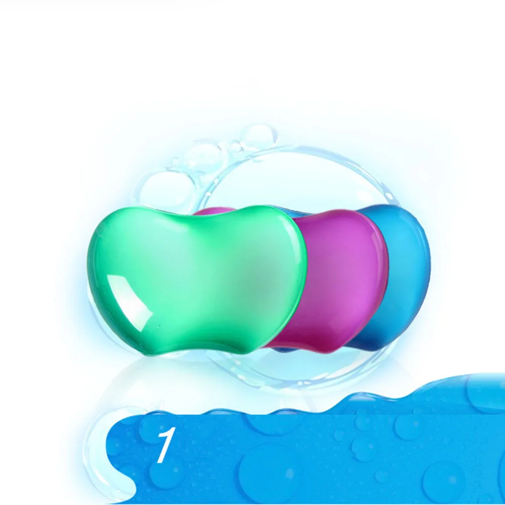 

Large Transparent Silicone Mouse Pad with Wrist Rest Support Smooth Non-Slip Surface for Comfortable Long-Term Use Light Green