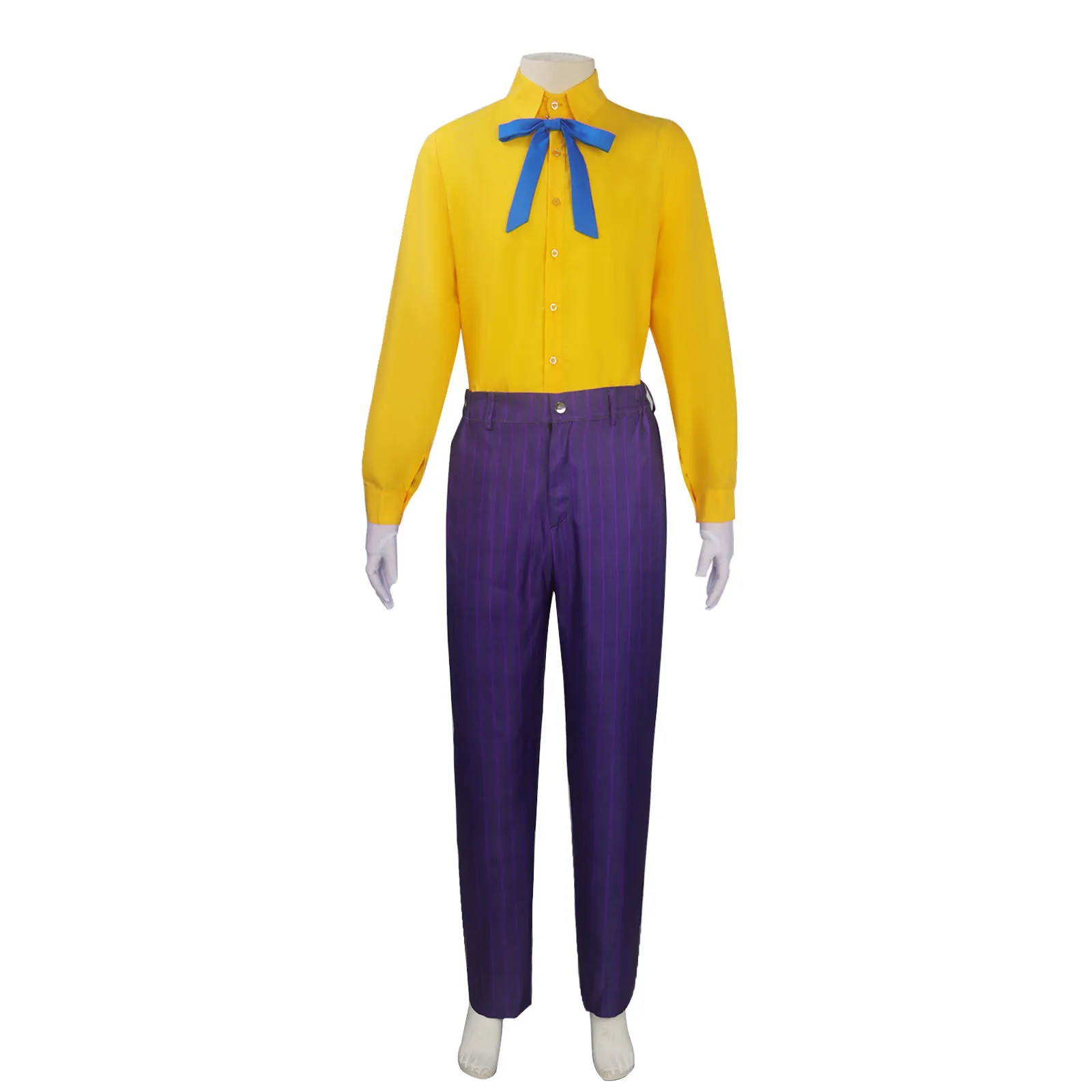 

Animated version of the dark knight clown cos suit, clown joker performance suit cos suit suit wholesale