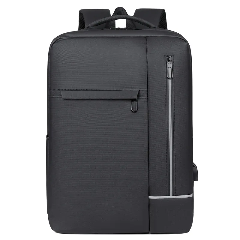 Simple and high-capacity men's backpack, cross-border laptop bag, backpack