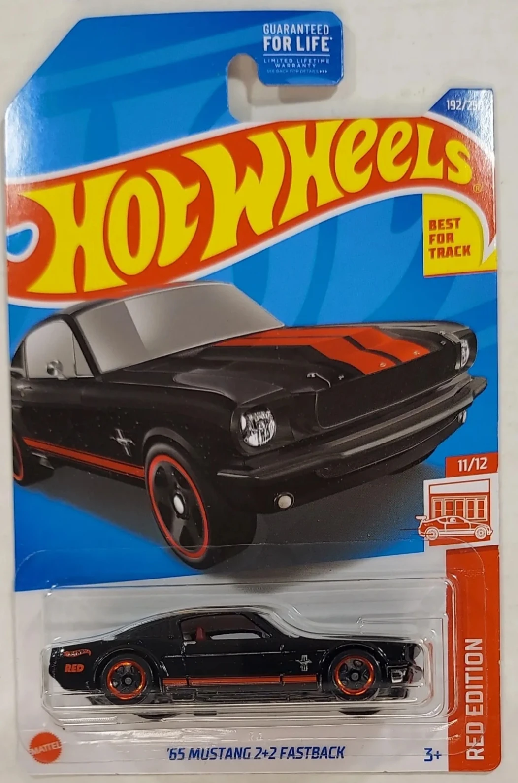 HOT WHEELS 1:64 65 Ford Mustang 2+2 fastback limited collection of die cast alloy trolley model ornaments