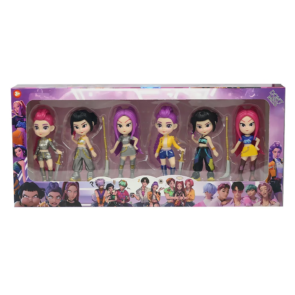 2026 НОВЫЙ Kpop Devil Hunter Rumi Zoe Mira аниме поливинилхлорид коллекция персонажей настольные безделушки детский новогодний подарок