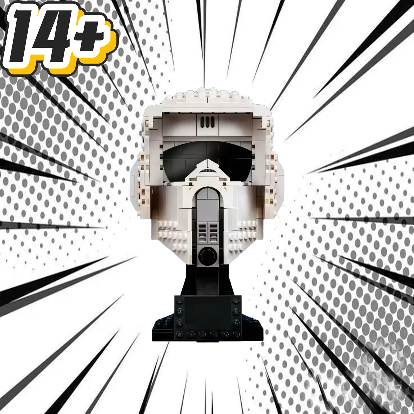 En Stock, 471 Uds., 75305, casco de soldado explorador, bloques de construcción, guerra espacial de ladrillo, figuras de acción de batalla de estrellas, regalos de cumpleaños y Navidad