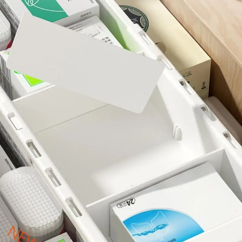 Drawer Storage Tray ABS Materials Adjustable Size Organization