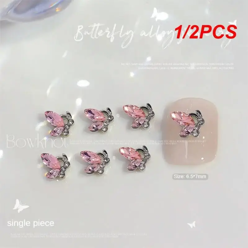 1/2PCS Nail Decoration Drill Mini Small And Portable Don't Hurt Nails Simple Operation Full Color Nail Supplies Nail Rhinestones