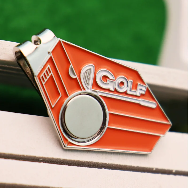 Ideas To DIY Cap New Golf Accessory Metal Magnetic Hat Clip Painted Decorative Badge Marker