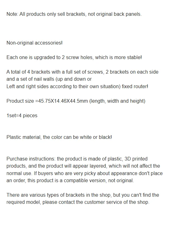 WYORESY for Xiaomi BE10000 AX9000 Gaming Router Wall Mount Bracket Hollow Vent Hidden Cable Stable Wall Installation Storage