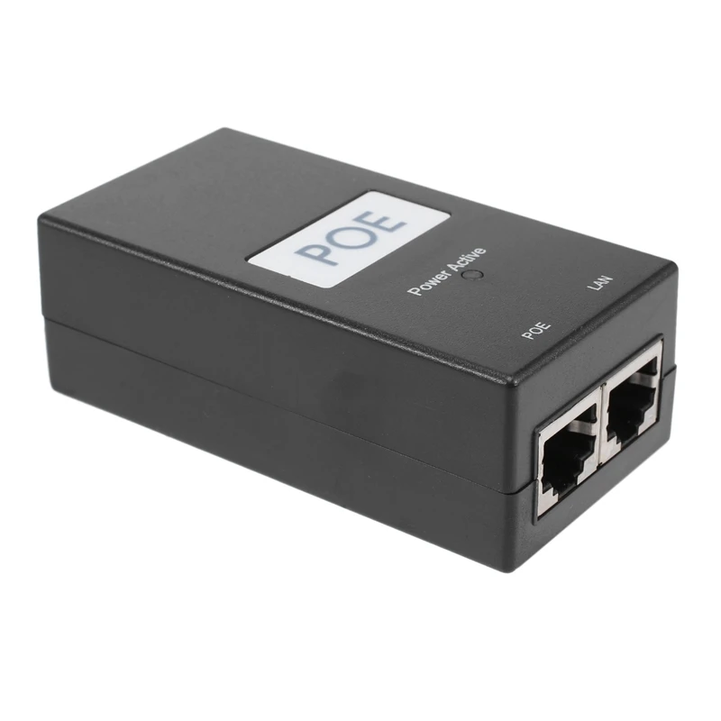 0.5A Desktop POE Power Injector Ethernet Adapter Surveillance CCTV For IP Camera Power Supply