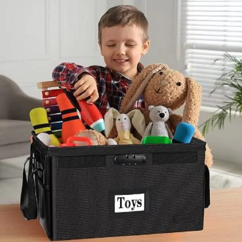 折りたたみ式ファイル収納ボックス,耐火プーリー付き,整理整頓,家庭用アクセサリー,モデル2023