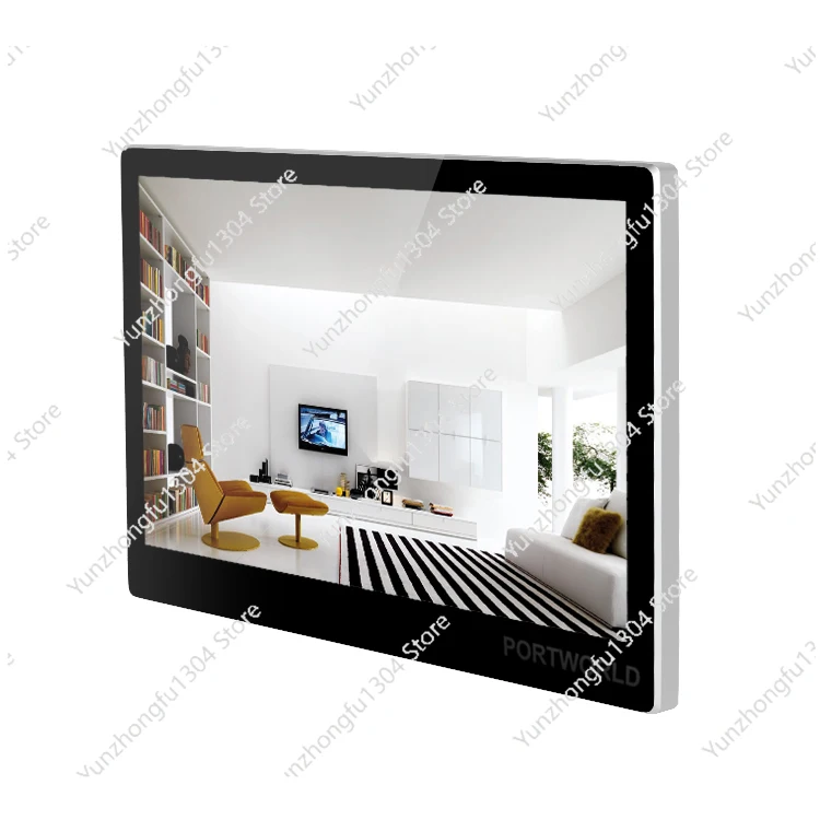 YC-SM10P Smart home automation 10 inch IPS touch screen landscape display Android AIO POE tablet inwall mount