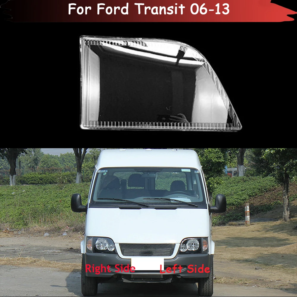 

For Ford Transit 2006 2007 2008 2009 2010 2011 2012 2013 Headlamps Plastic Cover Lampshade Headlight Shade Headlamp Shell