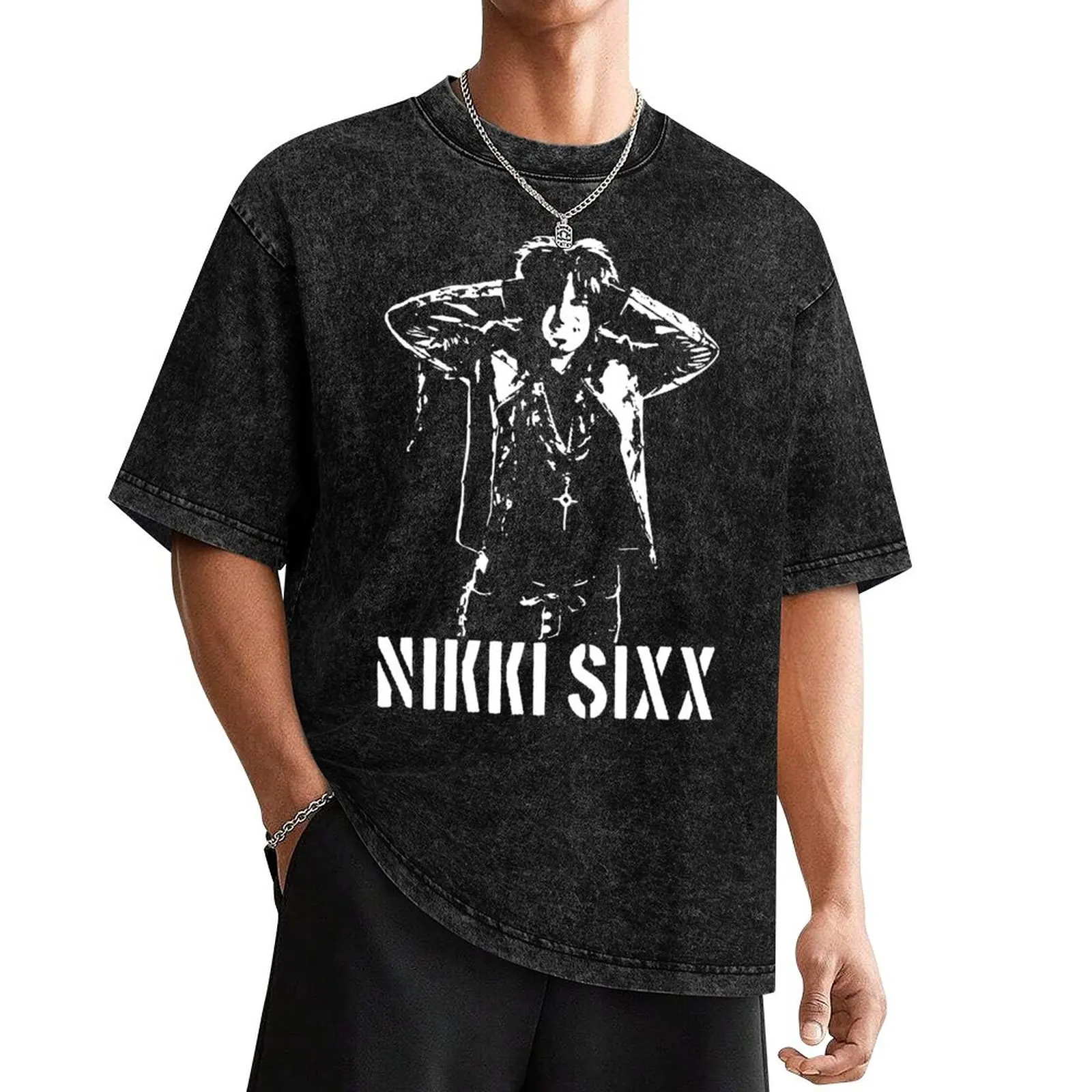 

Rare Níkkí síxx T-Shirt summer clothes summer tops anime clothes shirts graphic tee men t shirt