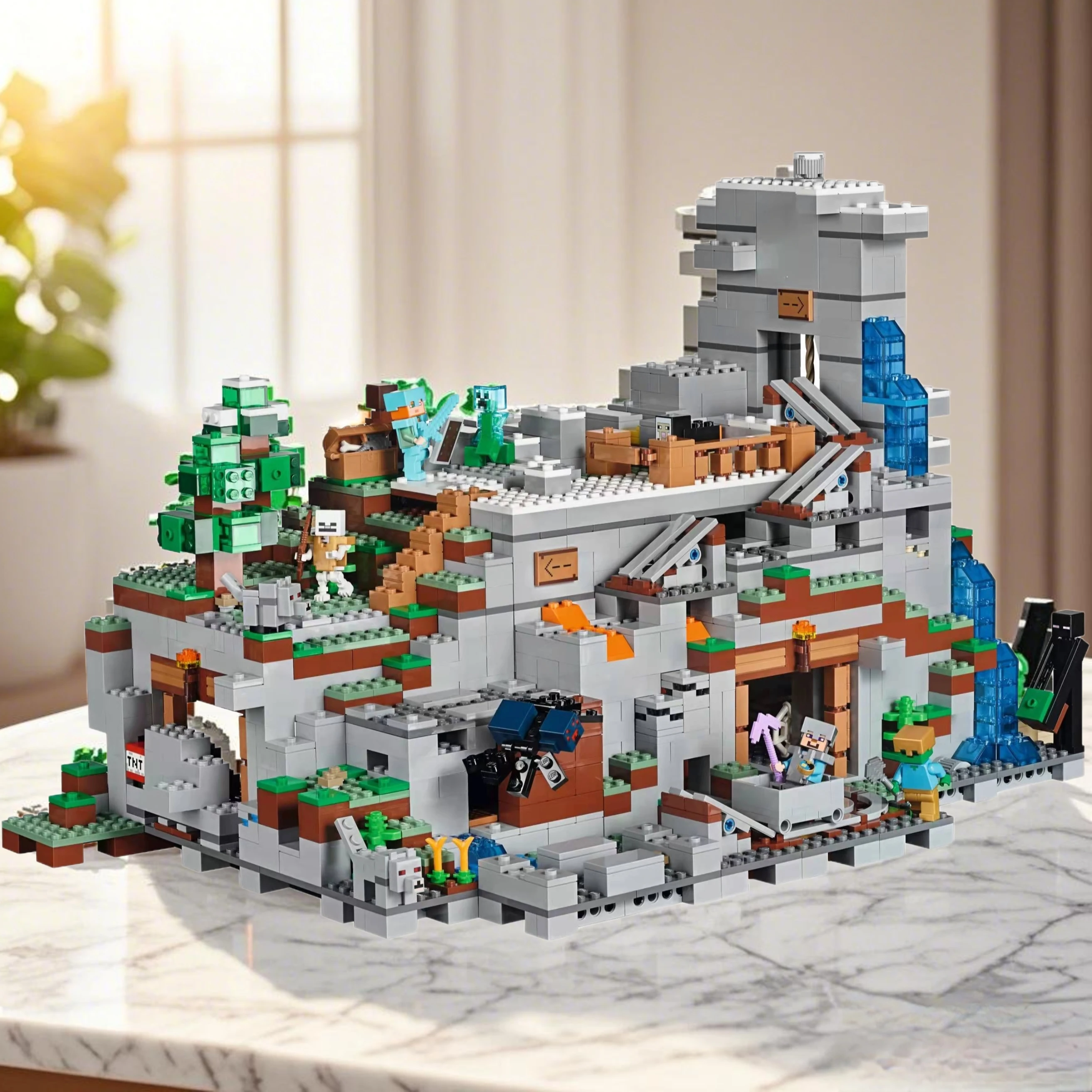 

Лидер продаж, 2688 шт., строительные блоки, кирпичи, развивающие игрушки, совместимые 21137, подарки на день рождения, Рождество 76010