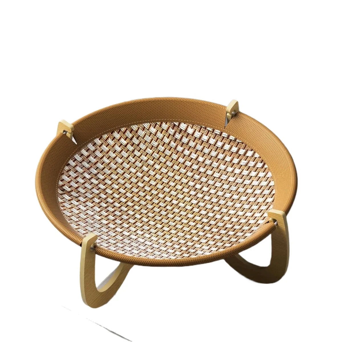 

Универсальное всесезонное лежанка-гамак для кошек из ротанга, съемное и моющееся, летняя лежанка-гамак для котят, лежанка для питомцев