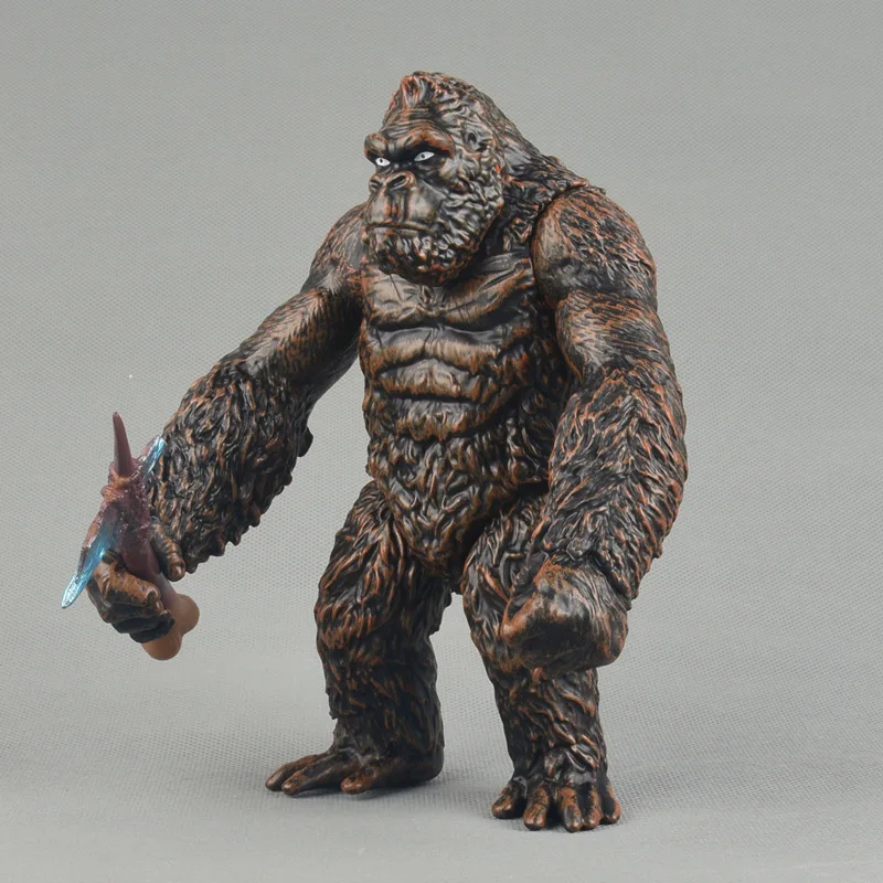 New movie King Kong vs Godzilla Joint mobility Action Figures PVC Gorilla Model Statue Desk Decor Toys doll Collection Gifts