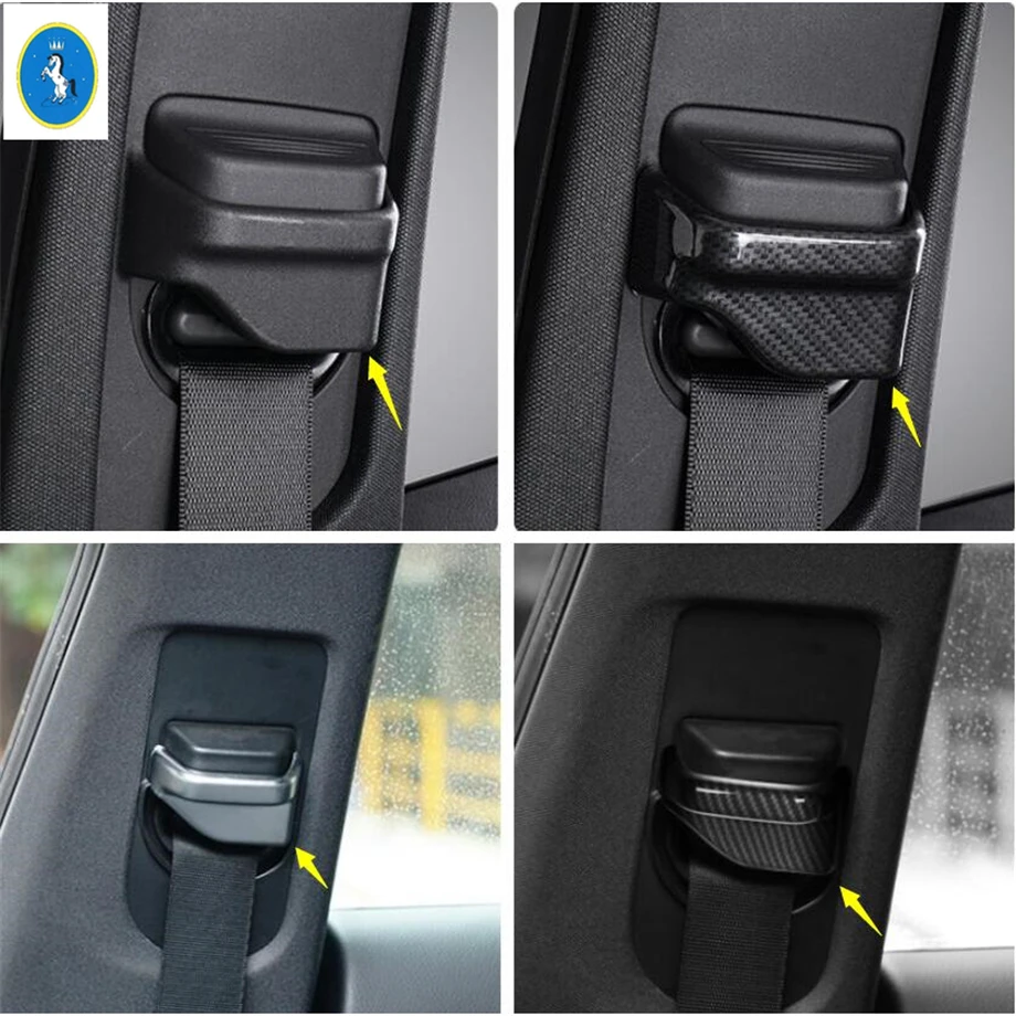 

Yimaautotrims Auto Styling Safety Seat Belt Lock Buckle Cover Trim Fit For Mercedes Benz GLA X156 / CLA W117 2015 - 2019 ABS