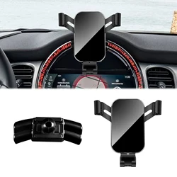 For Mini Cooper JCW F54 F55 F56 F57 F60 Countryman 2022-UP Mount Car Phone Holder Cover Accessories Interior ABS Zinc Alloy