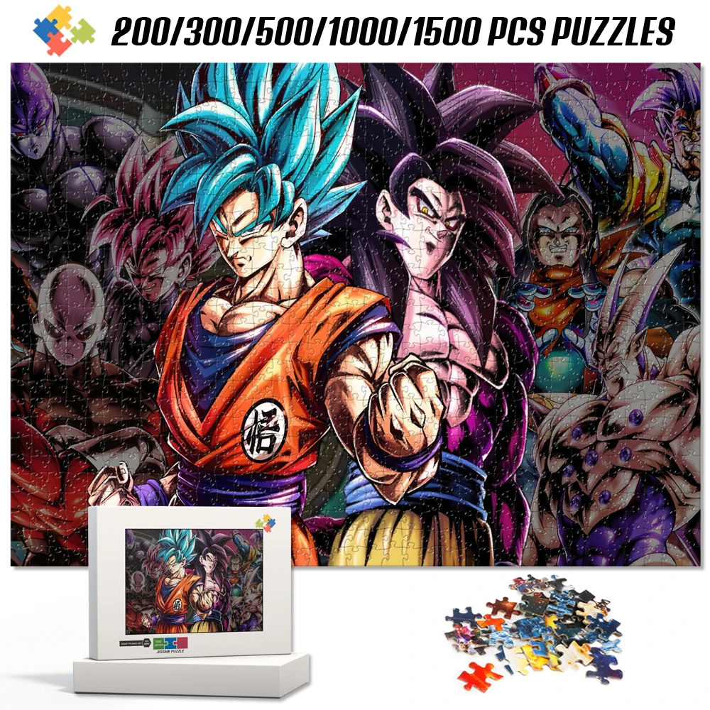 

Dragon Ball Goku Jigsaw Puzzle 1000 Pieces Wooden Educational Toys Kids Adults Fun Brain Teaser Montessori Table Game Wall Decor