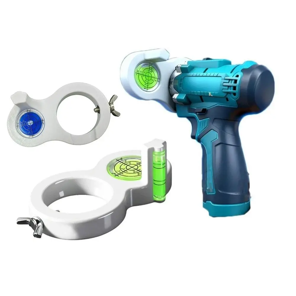 Small Circular Drill Level Attachment Precision Portable Hole Drilling Precision Guide Electric Drill Compatible Round Shape