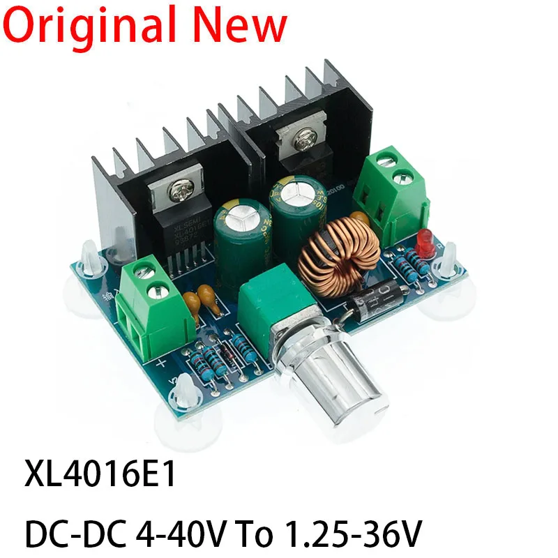 XH-M401 Max 8A 200W DC-DC Step Down Buck Converter Power Supply XL4016E1 PWM Adjustable 4-40V To 1.25-36V Step-Down Board Module