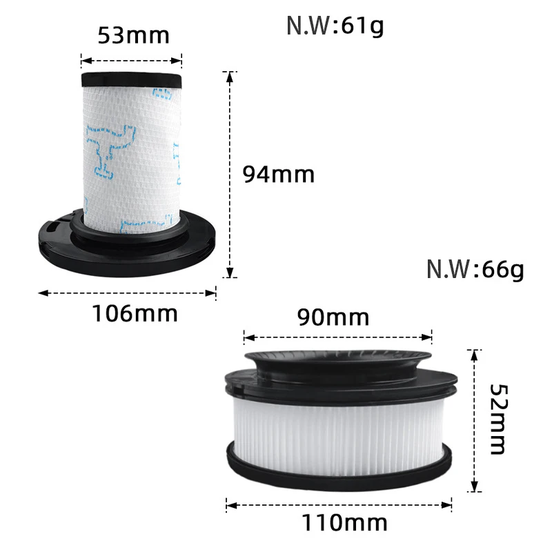 Filtro lavabile per Rowenta Pre-motor ZR009007 ZR009008 per accessori per parti di aspirapolvere X-Force Flex 11.60 / 14.60