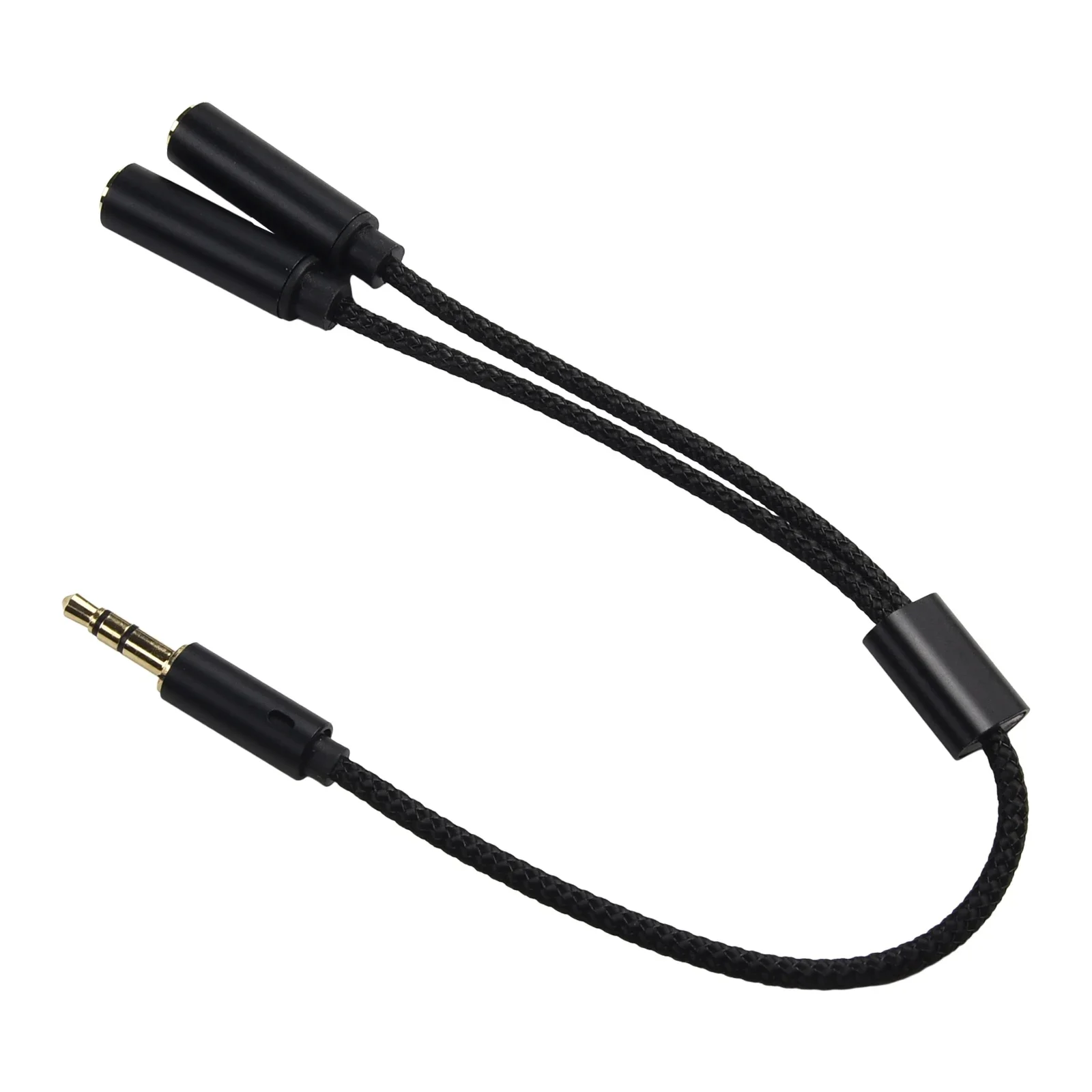 Headphone Splitter 3.5mm 2 Way Aux Male To Female Earphone Audio Adapter Double Stereo Y Jack Interface Splitter Cable Connector