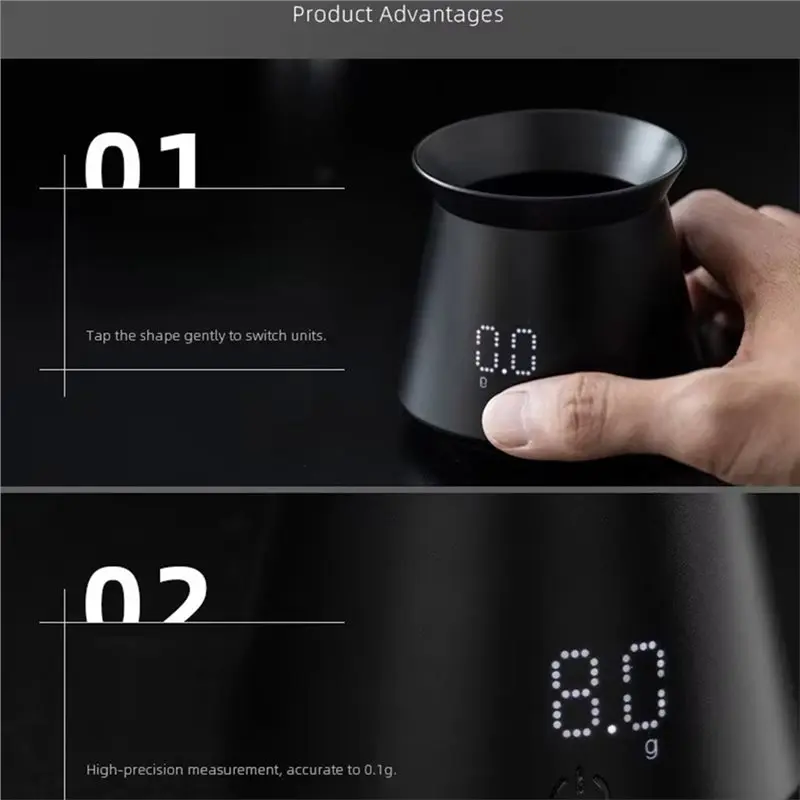 B97A-Electronic Coffee Scale 0.1G High Accuracy Waterproof