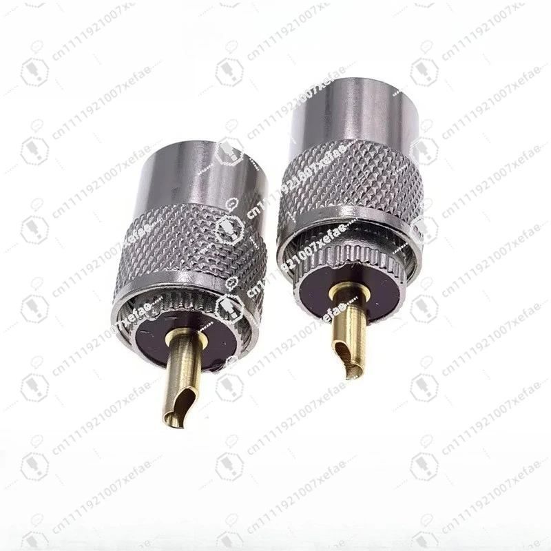 UHF male SL16 male matching RG142/RG58/RG8 coaxial connector (RF) three sets