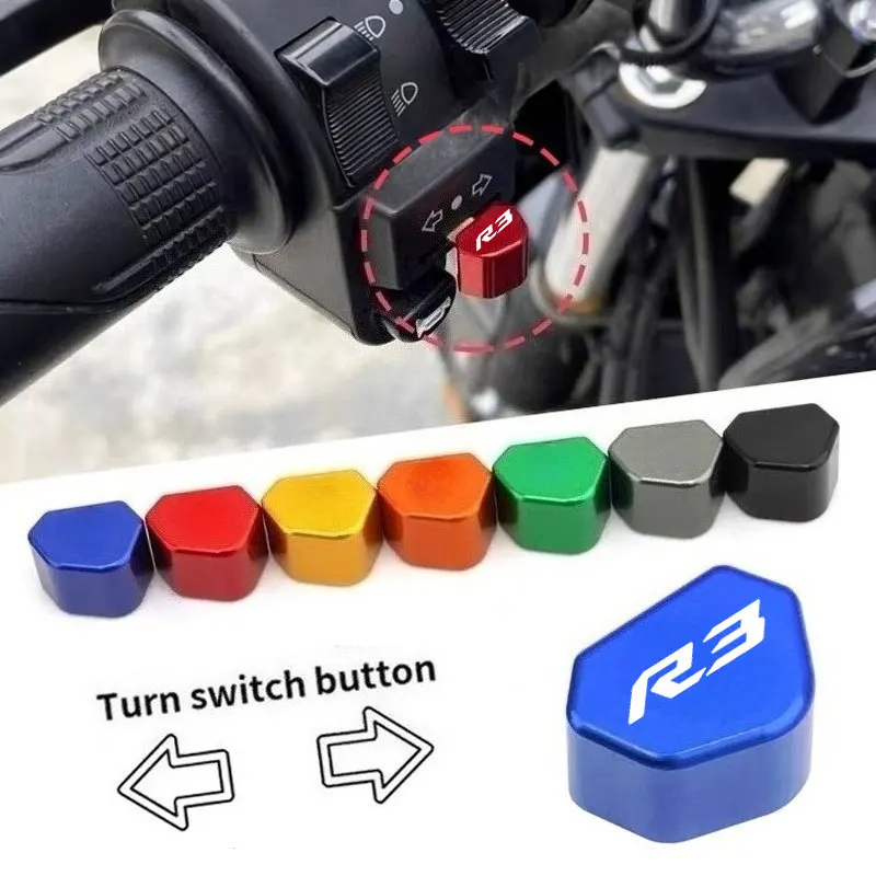 لياماها YZF R3 YZFR3 دراجة نارية التبديل زر بدوره إشارة التبديل مفتاح غطاء الملحقات