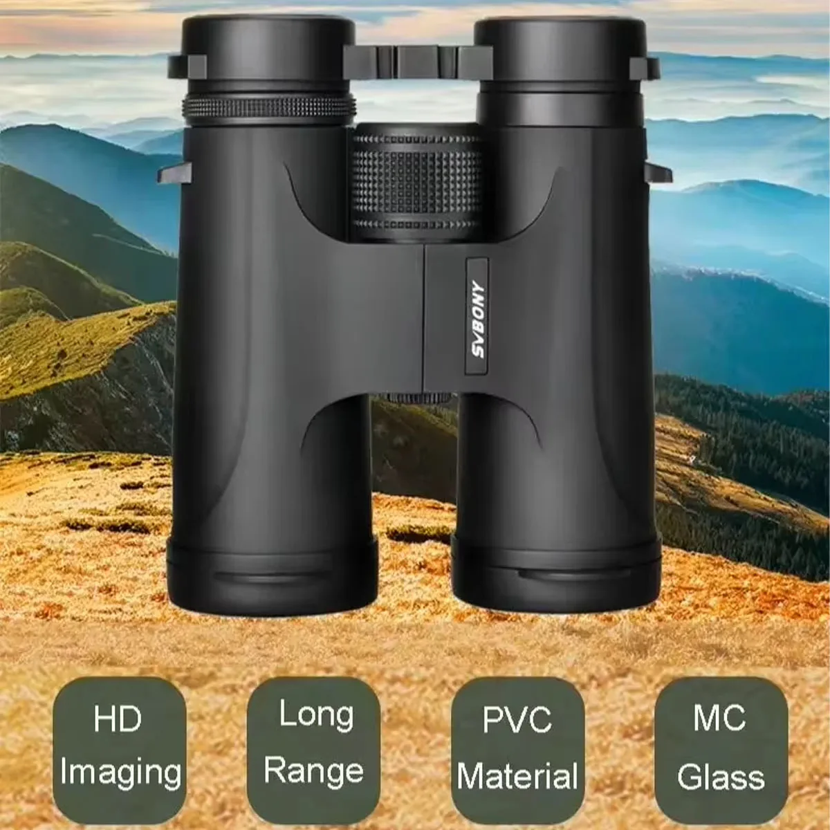 Svbony F9333A/F9333B Binoculars 10X42/8X32 Telescope Powerful Professional HD Long Range Camping Equipment For Traving Suvival - view 4