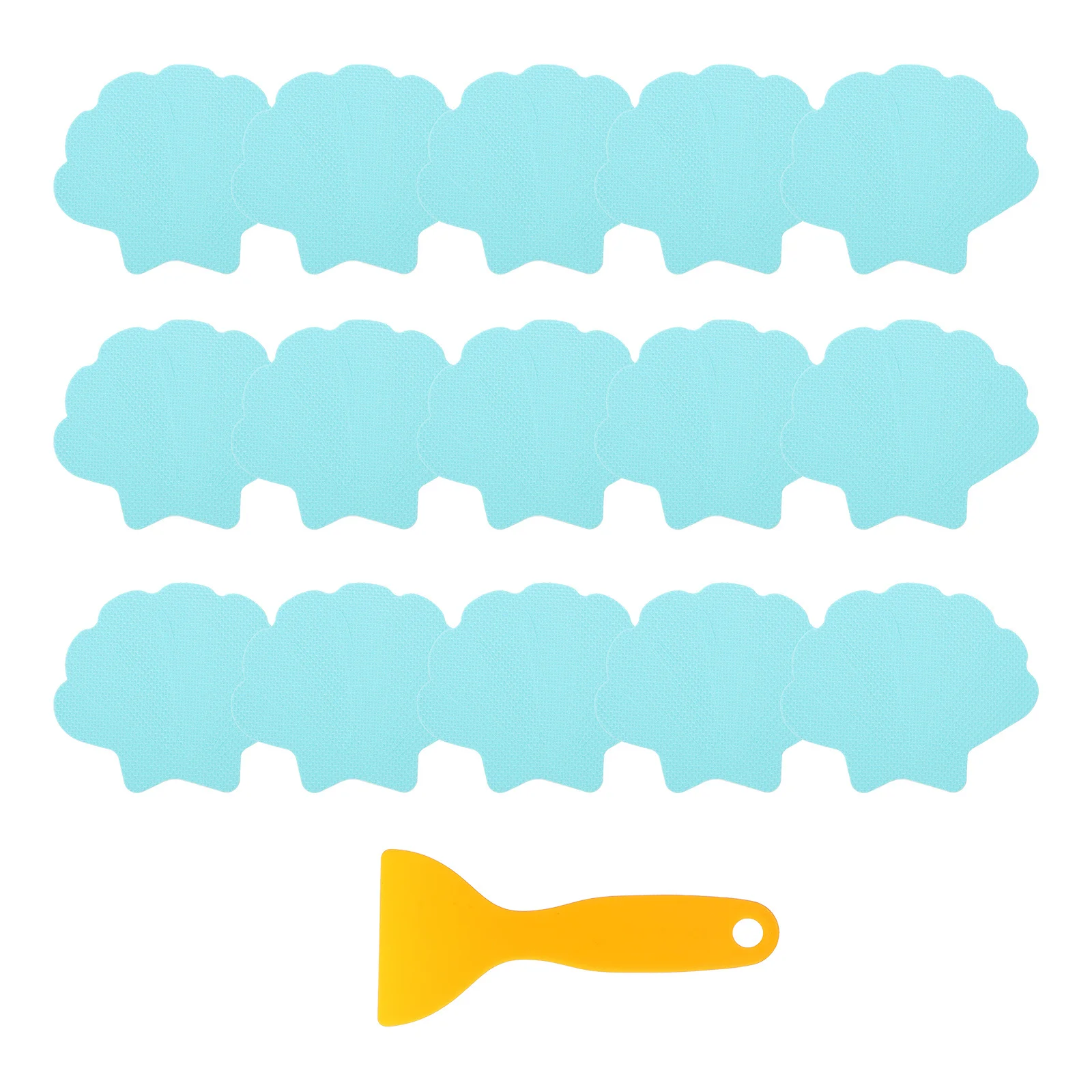 

Stickers for Anti-slip Bathroom Non-skid Bathtub Shell Blue Self-adhesive Decals