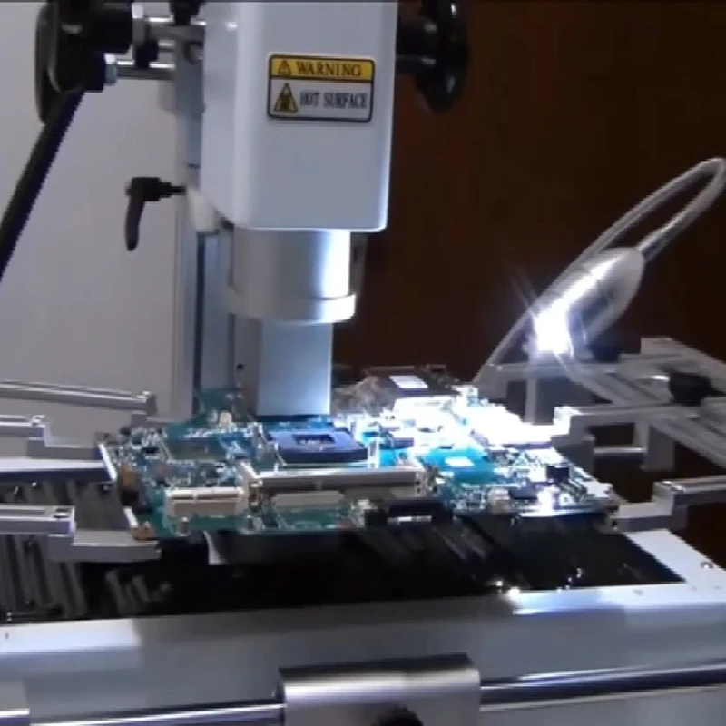 New version LY R690 V.3 BGA Rework Station solder stations 3 zones hot air touch screen with laser point 4300W EU plug